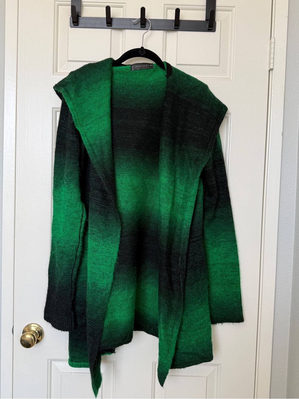 Foxblood Green Black XS Sweater Jacket Halloween